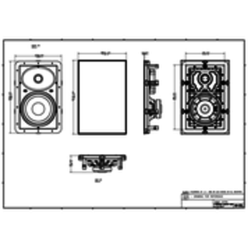 Monitor Audio Monitor Audio W280 inbouw speaker (Per stuk)