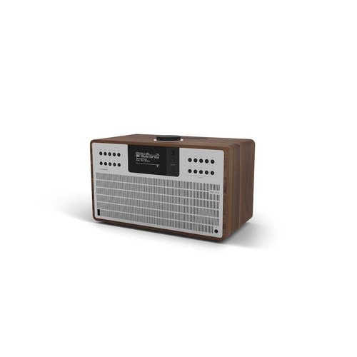 Revo Tweedekans: Revo SuperCD - Dab Radio - Internetradio -  Bluetooth AptX - Walnoot/Zilver