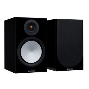 Monitor Audio Silver 100 7G boekenplank speaker - Hoogglans zwart (per paar)