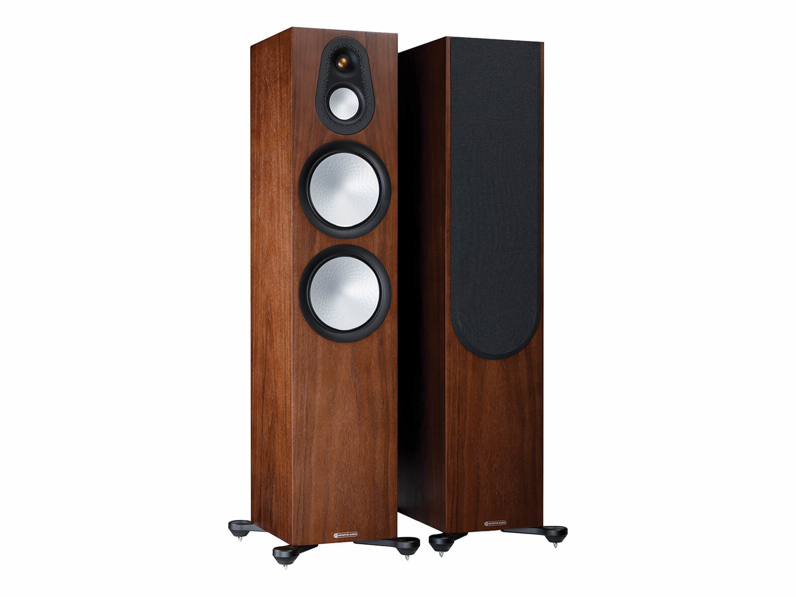 Monitor Audio Silver 500 7G vloerstaande speaker walnoot