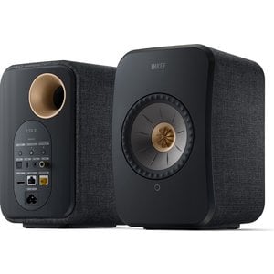 KEF LSX II Wireless Stereo Speakers - Zwart