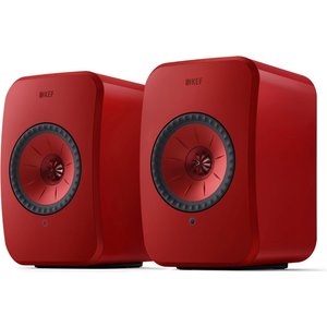 KEF LSX II Wireless Stereo Speakers - Rood