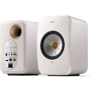 KEF LSX II Wireless Stereo Speakers - Wit