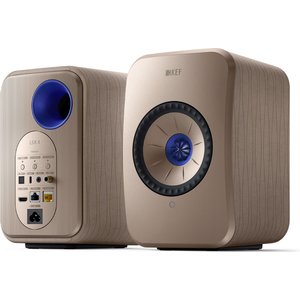 KEF LSX II Wireless Stereo Speakers - Gold