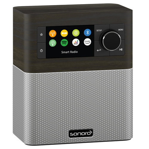 Sonoro Sonoro STREAM - FM/DAB+ radio - internet radio - BlueTooth - Wifi - Eiken/Zilver