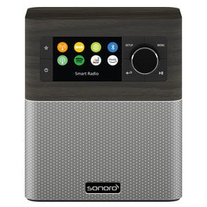 Sonoro STREAM - DAB+ radio - internet radio - BlueTooth - Eiken/Zilver Sonoro STREAM - DAB+ radio - internet radio - BlueTooth - Eiken/Zilver