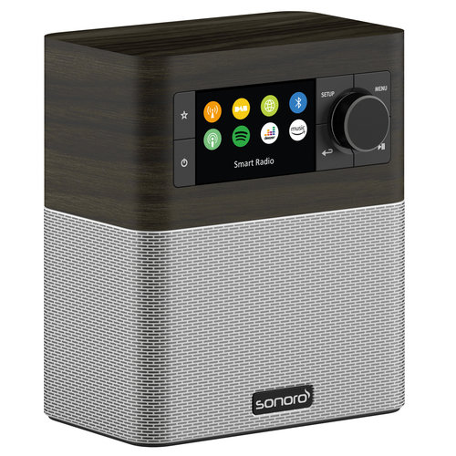 Sonoro Sonoro STREAM - FM/DAB+ radio - internet radio - BlueTooth - Wifi - Eiken/Zilver