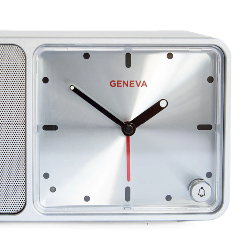 Geneva Geneva Time Wekker/bluetooth speaker - Cognac