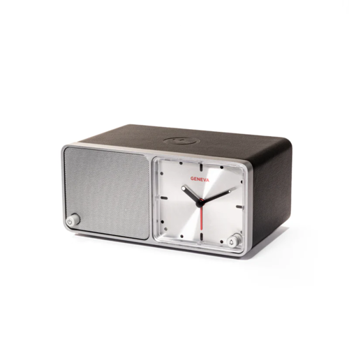 Geneva Geneva Time Wekker/bluetooth speaker - Zwart