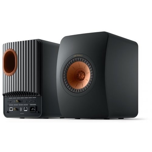 KEF KEF Combi Deal LS50 Wireless II + Performance stands S2 - Zwart