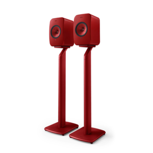 KEF Combi Deal S1 Stand + LSX II Wireless Stereo Speakers -  Rood
