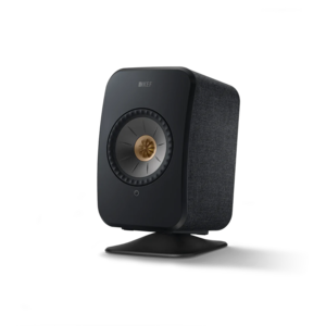 KEF Combi Deal LSX II Wireless Stereo Speakers + P1 Desk pad tafelstandaard - Zwart/Zwart