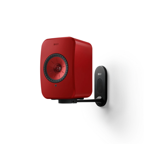 KEF KEF Combi Deal LSX II Wireless Stereo Speakers + B1 Wall Bracket - Rood/Zwart