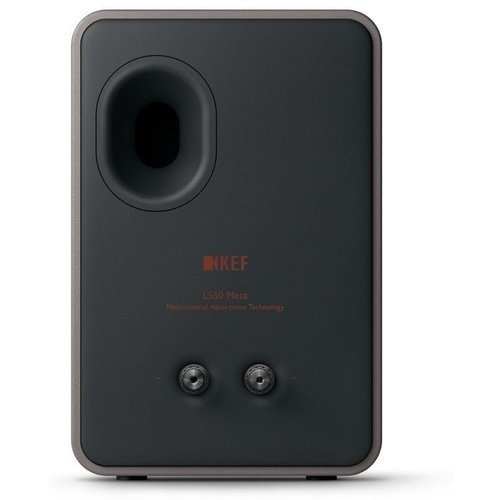 KEF Combi Deal LS50 Meta Boekenplank speaker + Bluesound Powernode N330 met HDMI- Draadloze Muziek Streaming-versterker - Grijs/Wit (met GRATIS speakerkabels)