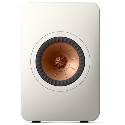 KEF KEF Combi Deal LS50 Meta Boekenplank speaker + Bluesound Powernode EDGE (N230) Stereoversterker - Wit/Zwart (met GRATIS speakerkabels)