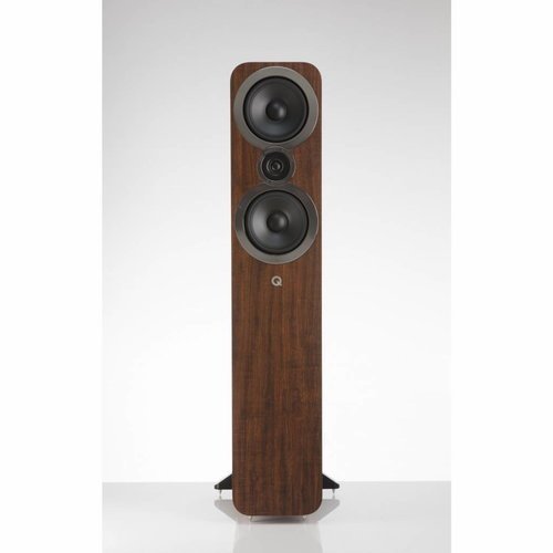 Q Acoustics Q Acoustics Combi Deal 3050i Vloerstaande Speakers +  Bluesound Powernode EDGE (N230) Stereoversterker - Walnoot/Zwart (met GRATIS speakerkabels)