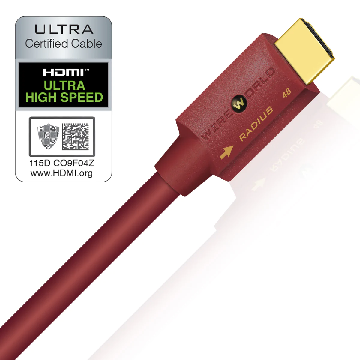 Wireworld - Radius 48 high-performance 8K HDMI-kabel (3 meter)