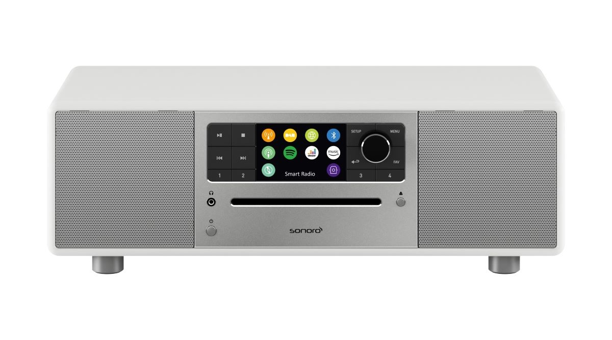 Sonoro - Prestige X - SO-331 stereo internetradio met DAB+, FM, CD, Spotify en Bluetooth - wit