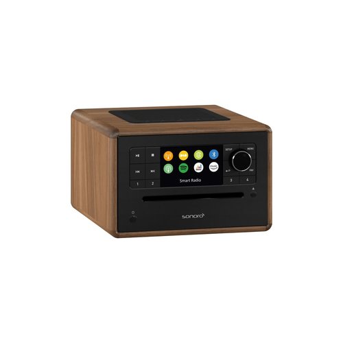 Sonoro Sonoro Elite X -SO 911 Internet Radio met CD-Speler -  Antraciet/Walnoot