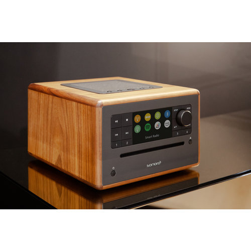 Sonoro Sonoro Elite X -SO 911 Internet Radio met CD-Speler -  Antraciet/Walnoot