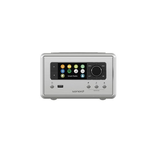 Sonoro Sonoro Relax X internet radio met Wi-Fi, Spotify Connect, FM/DAB+ radio en Bluetooth - Zilver