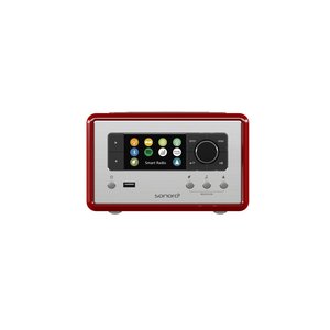 Sonoro Relax X internet radio met Wi-Fi, Spotify Connect, FM/DAB+ radio en Bluetooth - Rood