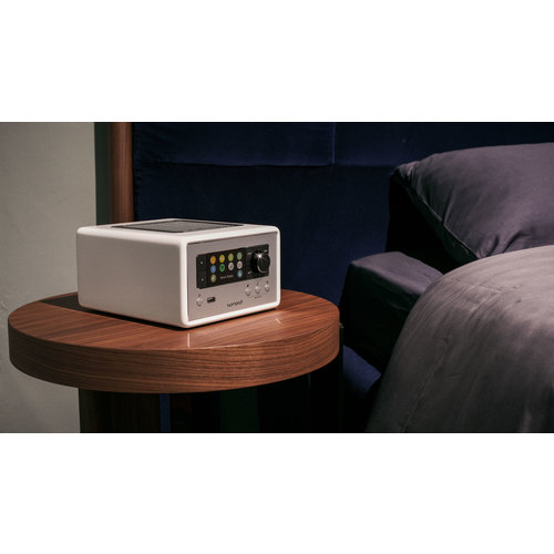Sonoro Sonoro Relax X internet radio met Wi-Fi, Spotify Connect, FM/DAB+ radio en Bluetooth  - Mat wit