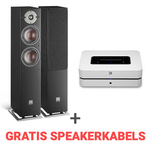 Dali  Combi Deal Oberon 5 + Bluesound Powernode N330 zwart/wit Dali  Combi Deal Oberon 5 + Bluesound Powernode N330 zwart/wit