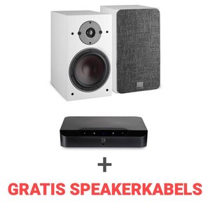 Dali  Combi deal Dali Oberon 3 + Bluesound Powernode  EDGE - wit/zwart