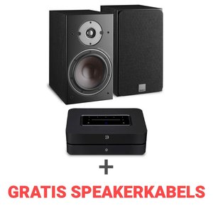 Dali  Combi deal Dali Oberon 3 + Bluesound Powernode N330  - zwart/zwart