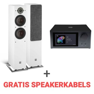 NAD Combi deal Dali Oberon 7 + Nad C700 - wit/zwart