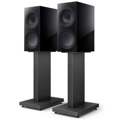 KEF KEF R3 meta boekenplank speaker - zwart hoogglans (per paar)