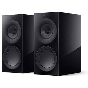 KEF R3 meta boekenplank speaker - zwart hoogglans (per paar)