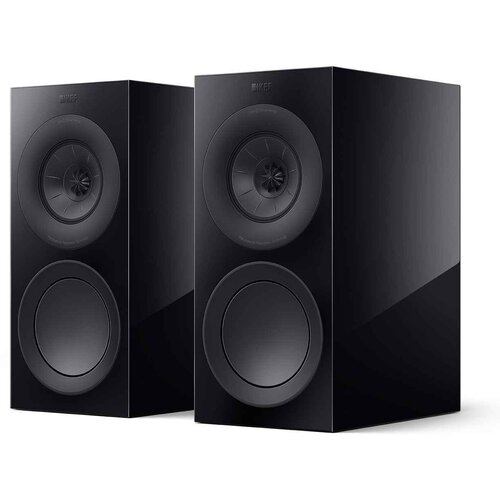 KEF KEF R3 meta boekenplank speaker - zwart hoogglans (per paar)