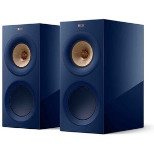 KEF R3 meta boekenplank speaker - blauw hoogglans (per paar)