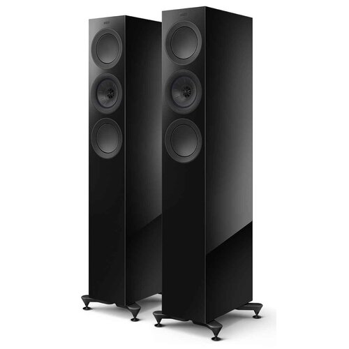 KEF KEF R5 meta zuilspeaker (perpaar) - zwart hoogglans