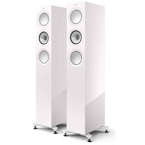 KEF R5 meta zuilspeaker (perpaar) - wit hoogglans