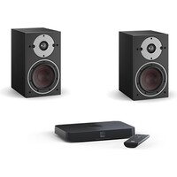 Combi deal  DALI Oberon 1 C  zwart + Soundhub Compact