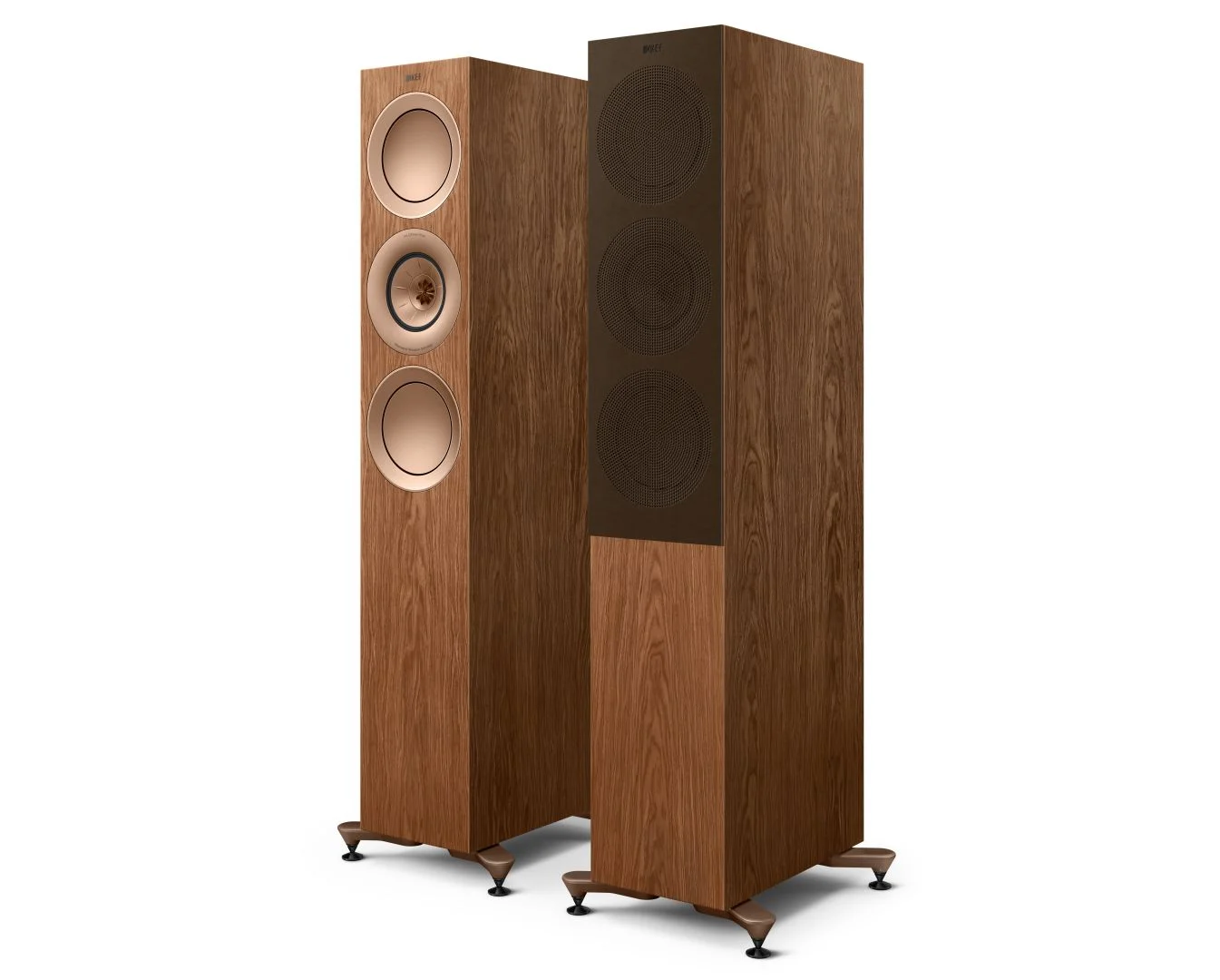 KEF R7 Meta vloerstaande luidspreker walnoot