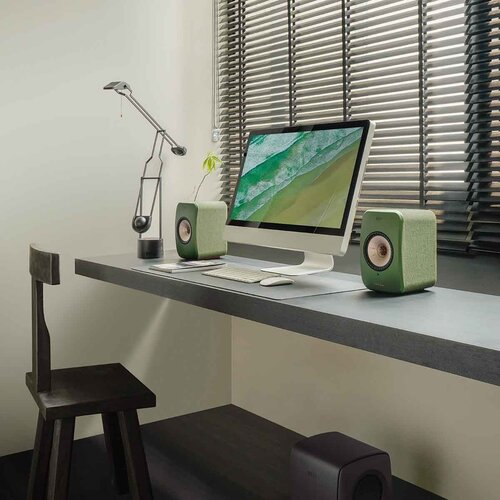 KEF KEF LSX II Wireless Stereo Speakers - Olive Green