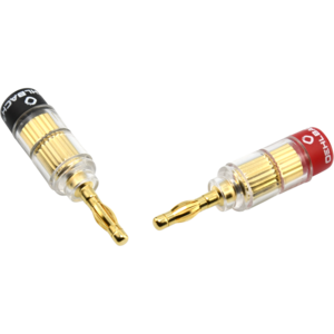 Oehlbach Oehlbach Banana Solution Banana 1,5mm² - 6mm² 4 pcs - goud Oehlbach Oehlbach Banana Solution Banana 1,5mm² - 6mm² 4 pcs - goud