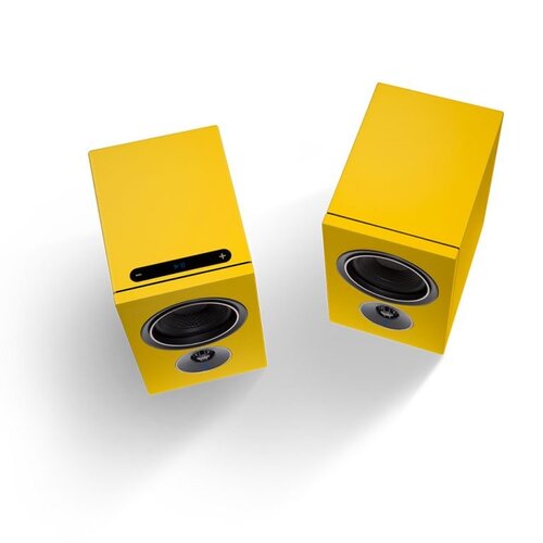 PSB Speakers PSB Speakers Alpha IQ Wireless Stereo Speakers met BluOS - Geel