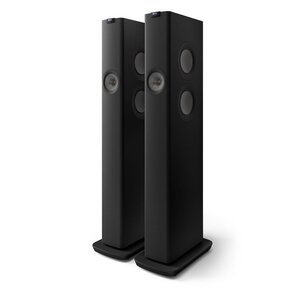 KEF LS60 Wireless vloerstaande speakers - zwart