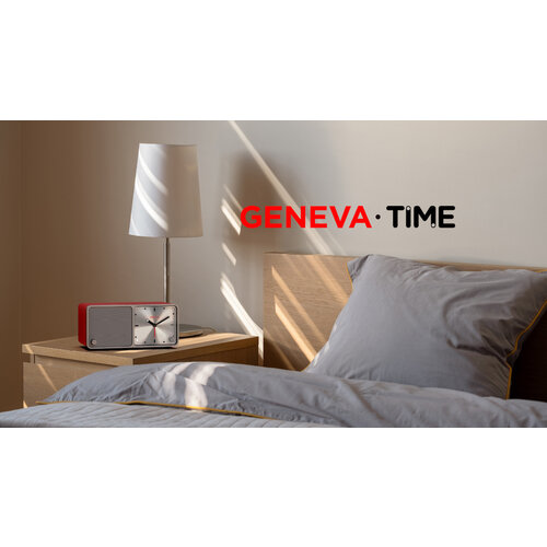 Geneva Tweedekans: Geneva Time Wekker/bluetooth speaker - Cognac