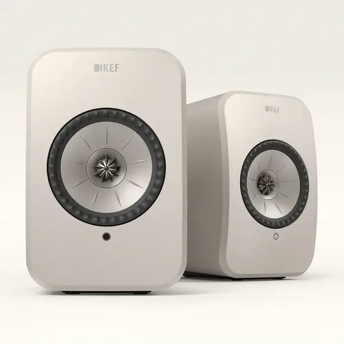 KEF KEF LSX II LT  Draadloze HiFi-luidsprekers - Stone White