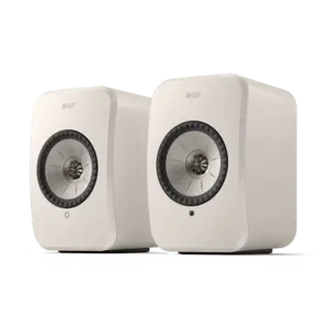 KEF LSX II LT  Draadloze HiFi-luidsprekers - Stone White