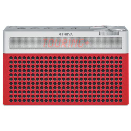 Geneva Tweedekans: Geneva Touring / S+ oplaadbare portable hi-fi DAB+ en FM radio met Bluetooth rood