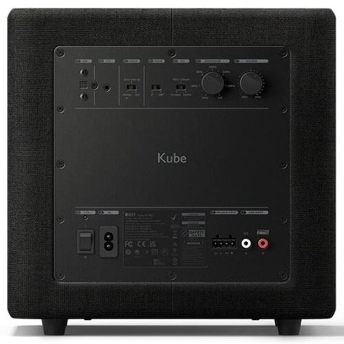 KEF  KEF Kube 8 MIE Actieve Subwoofer - Zwart