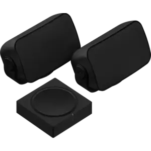 SONOS Combi deal Sonos Outdoor Sonance (Paar) + AMP - Zwart SONOS Combi deal Sonos Outdoor Sonance (Paar) + AMP - Zwart
