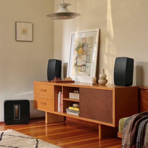 SONOS Sonos Five Wifi- en Bluetoothspeaker met AirPlay 2  - Wit (per paar)